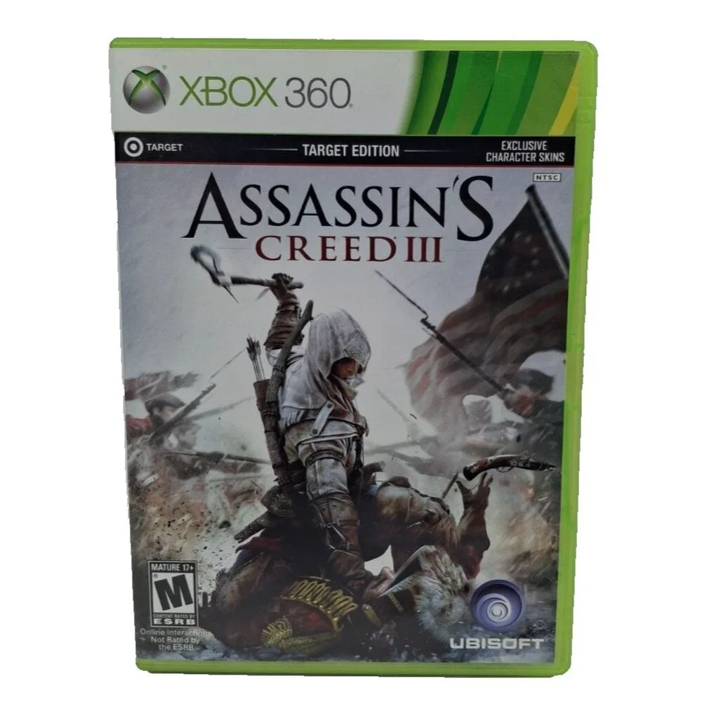Assassin's Creed 3 III  XBox 360 Video Game Complete with Manual CIB